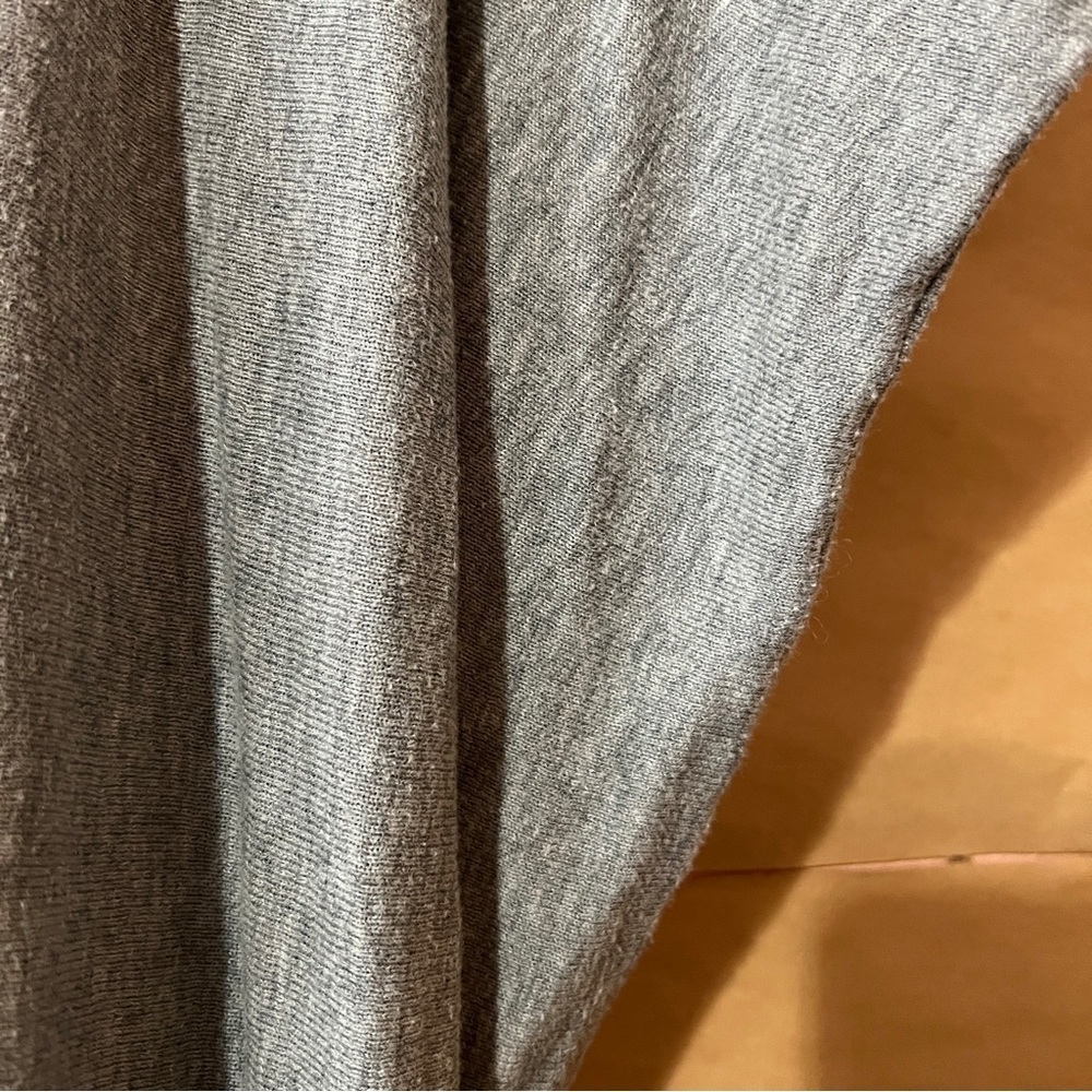 AllSaints | Itat Shrug Convertible Twist Sweater Cardigan Grey Cotton Size S - Picture 10 of 11